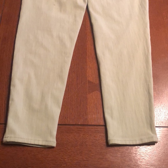 Lg 12 Faded Glory lime green jeggings euc - Picture 8 of 8
